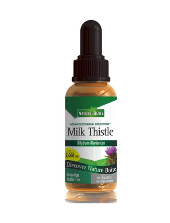Nature Boite Milk Thistle Extract Herbal Supplement