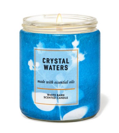 CRYSTAL WATERS Single Wick Candle