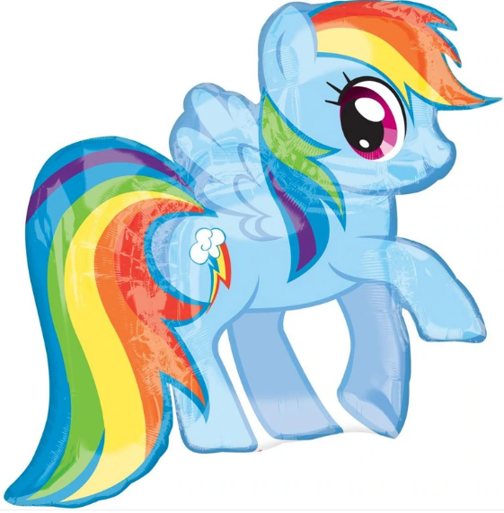 My Little Pony Rainbow Dash Supershape Balloon 28in