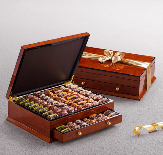 Wooden Drawer (Premium Filled Dates)