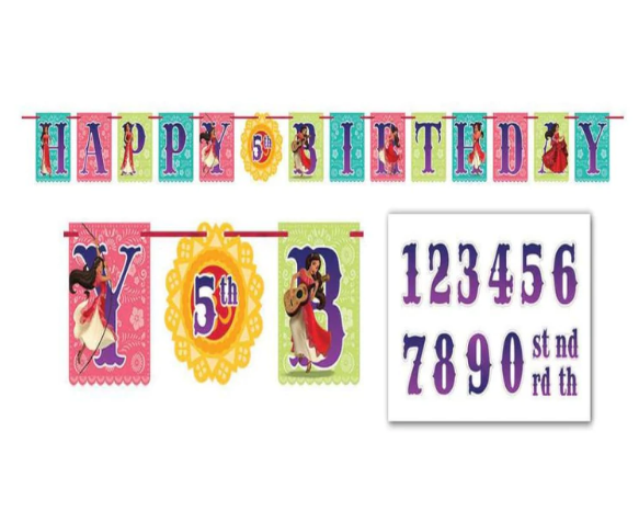 Elena Of Avalor Paper Letter Banner