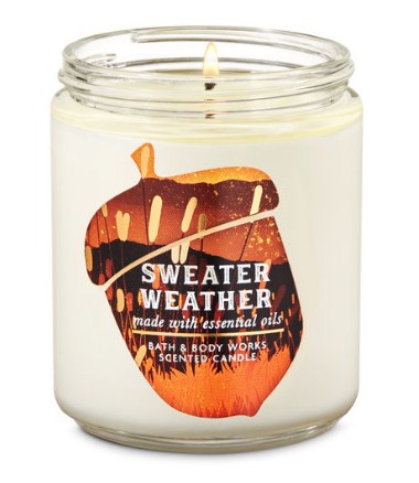 SWEATER WEATHER Single Wick Candle