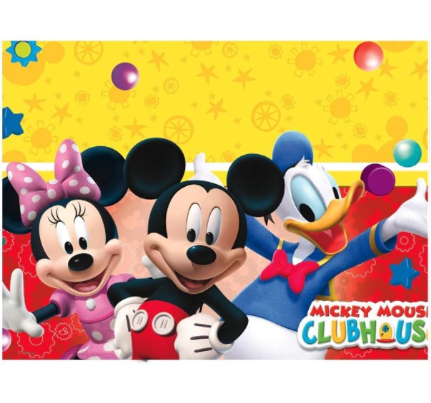 Disney Playful Mickey Mouse Plastic Tablecover