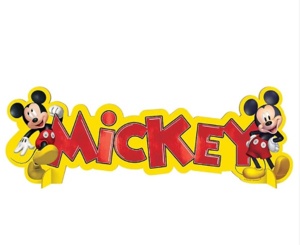 Mickey Mouse Forever Table Decoration Paper Board