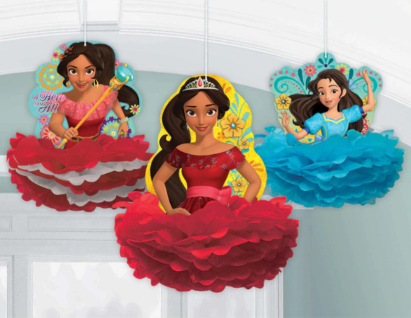 Elena Of Avalor Fluffy Decorations 3pcs
