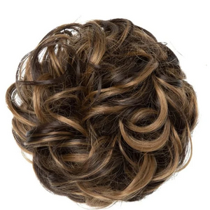 Natural Curly Synthetic Hair Updo