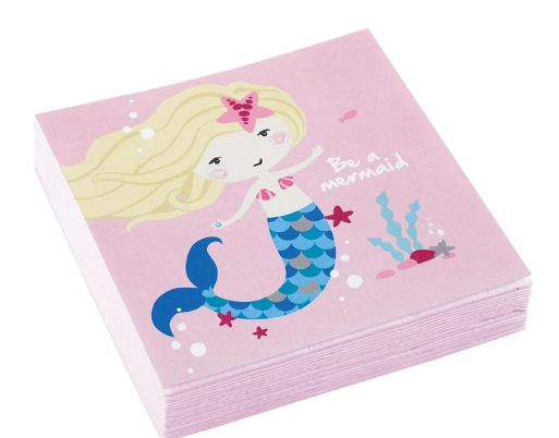 Be A Mermaid Beverage Tissues 20pcs