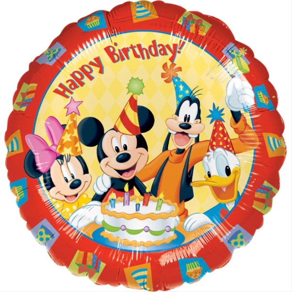 Mickey & Friends Happy Birthday 18in
