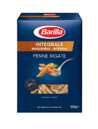 Barilla Integrale Penne Rigate Pasta 500g