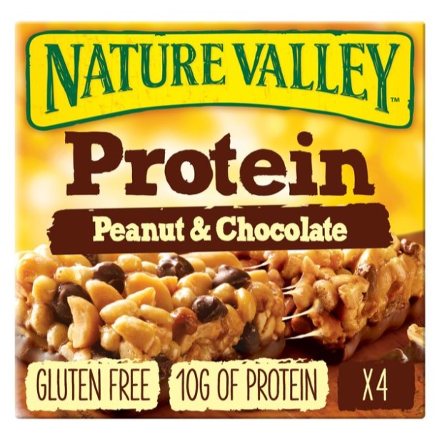 Nature Valley Protein Peanut & Chocolate Cereal Bars 4 x 40g