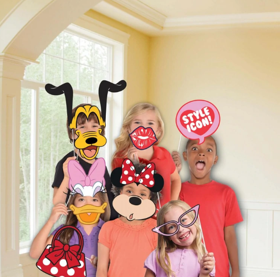 Minnie Mouse Photo Booth Kit 12pcs