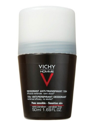 Vichy Homme 72HR Antiperspirant Deodorant Roll-On 50ml