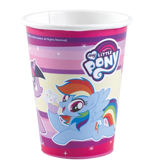 My Little Pony 2017 Paper Cups 9oz, 8pcs
