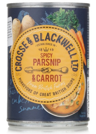 Crosse & Blackwell spicy parsnip & carrot soup 400g