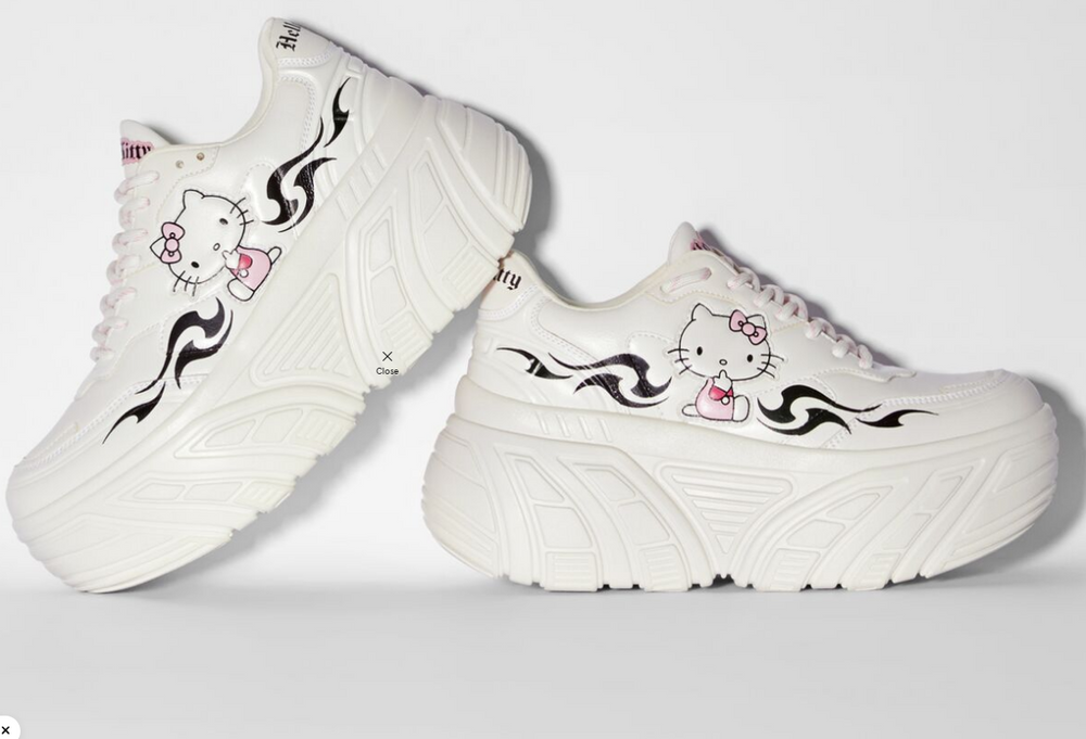 Hello Kitty high-top trainers