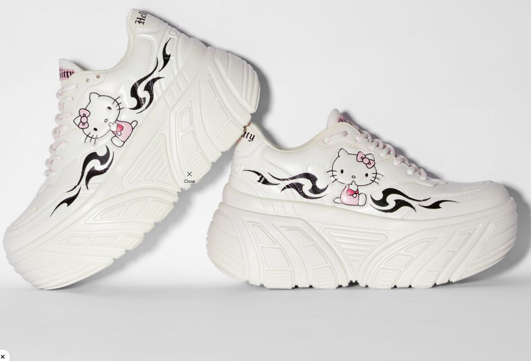 Hello Kitty high-top trainers