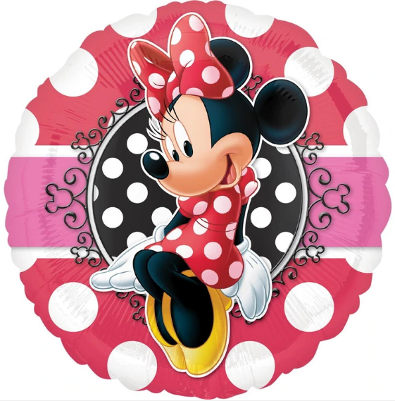 Minnie Mouse Portrait Standard Foil Balloon 18in