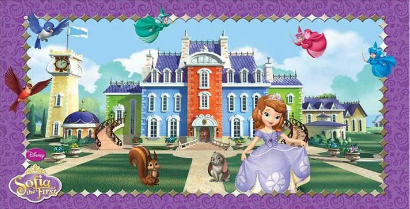Disney Sofia The First Plastic Scene Setter