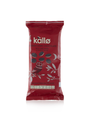 Kallo dark chocolate mini rice cakes 84g