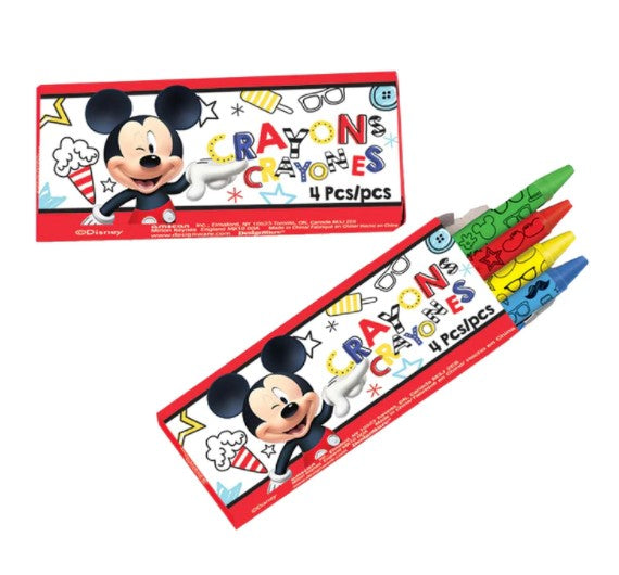 Mickey On The Go Crayons Favors 12Pack(48pcs)