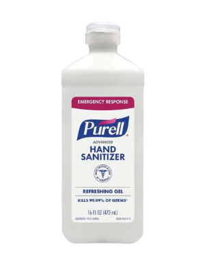 Purell Advanced Emergency Hand Sanitizer Gel White 473ml