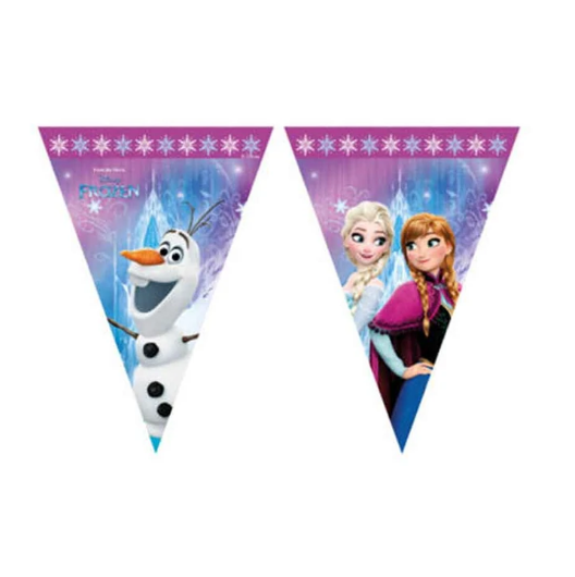 Disney Frozen Northern Lights Triangle Flag Banner