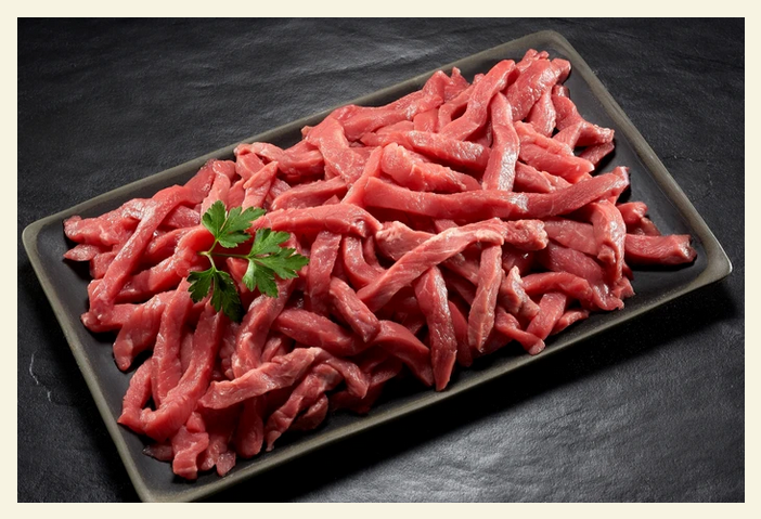 New Zealand Grass Fed Beef Stir Fry / Stroganoff