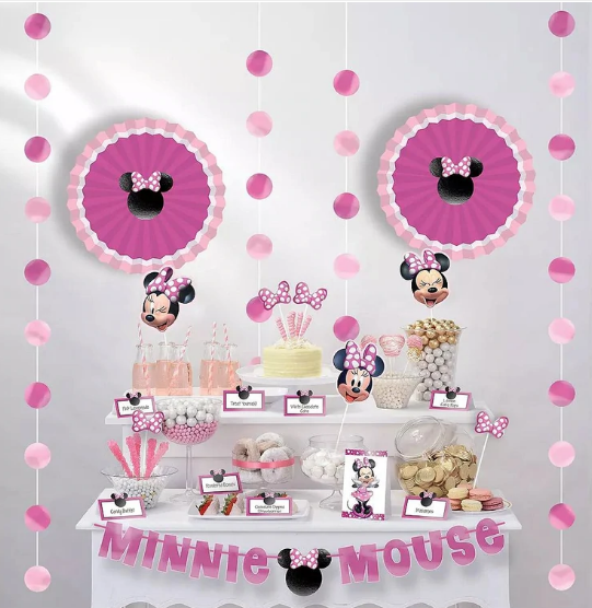 Disney Minnie Mouse Forever Buffet Table Decorating Kit