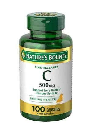 Nature\'s Bounty Vitamin C 500mg 100 Capsules
