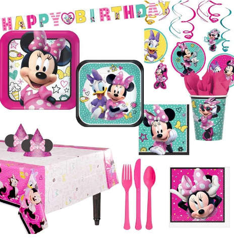Minnie Mouse Kit For 8 People