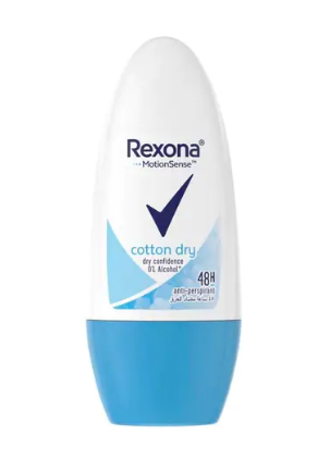 Rexona Cotton Dry Antiperspirant Roll-On White 50ml