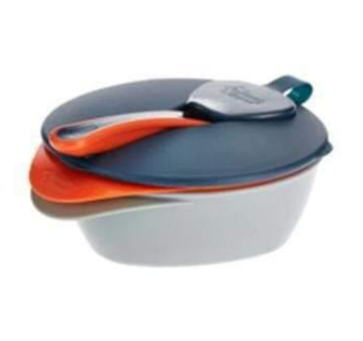 tommee tippee explora two easy scoop feeding bowls with lid & spoon