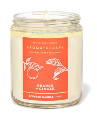 ORANGE GINGER Single Wick Candle
