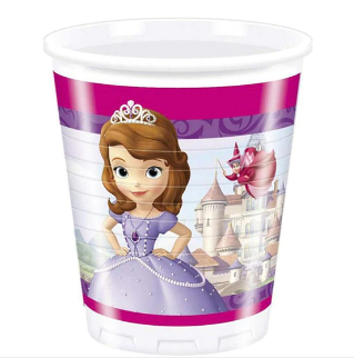 Disney Sofia The First Plastic Cups 8pcs