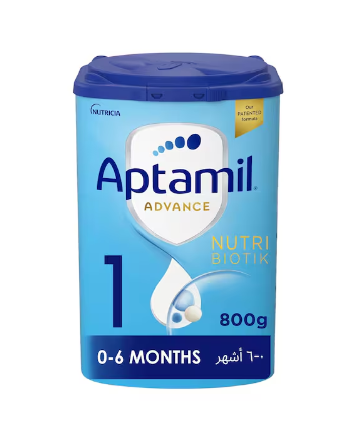 Aptamil Advance 1 Infant Formula Milk From 0-6 Months, Easy To Use Pack, 800g