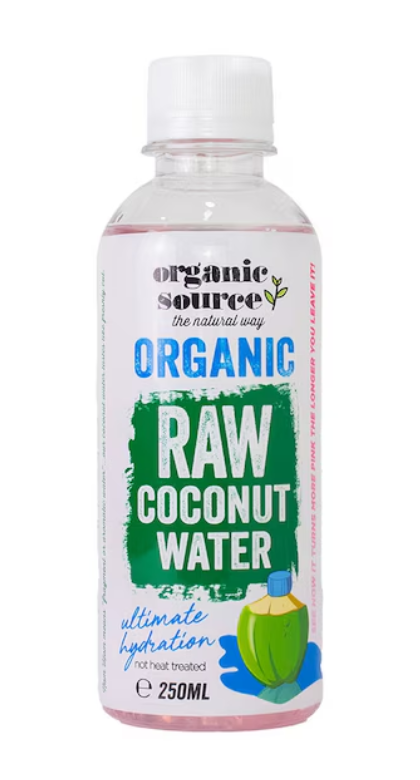 Organic Source Organic Raw Coconut Water, 250ml