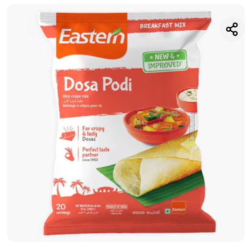 Eastern Dosa Podi Rice Crepe Mix, 1kg