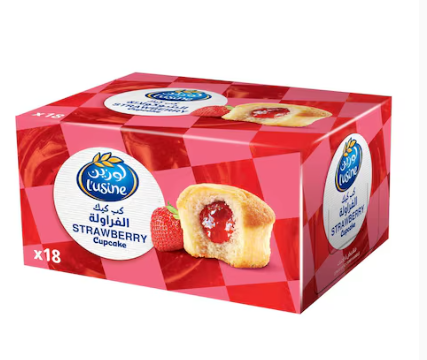 l'usine Strawberry Cupcake 30g Pack of 18