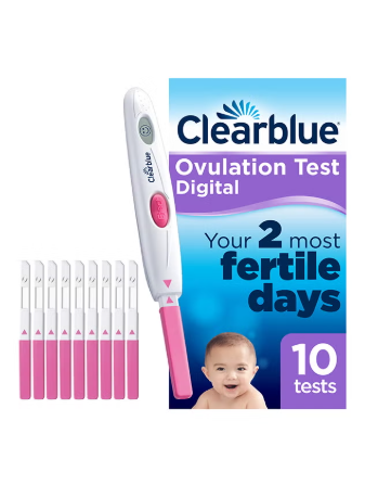 Clearblue Pack Of 10 Digital Ovulation Test Kits