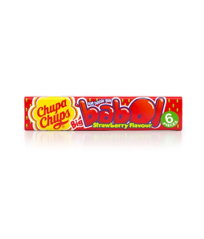 Chupa Chups Big Babol Bubble Gum Strawberry Flavour 27g