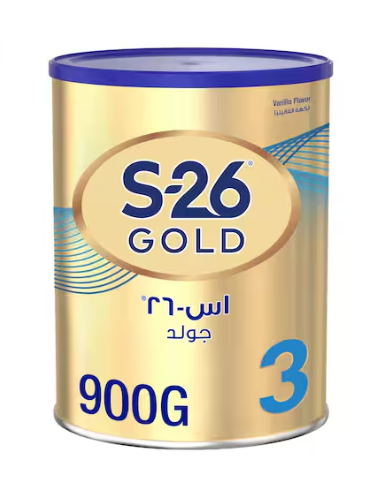Wyeth Nutrition S-26 Gold Progress Stage 3 Growing Up Milk Formula 900g