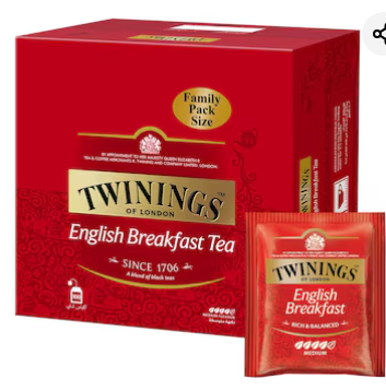 Twinings English Breakfast Tea Bags 100 Tea Bags