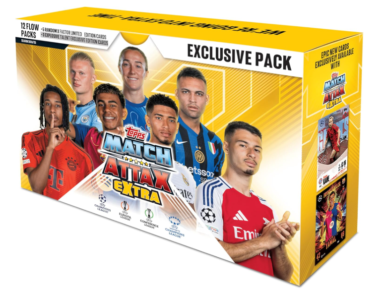 Topps UCL & WUCL Match Attax Extra 2025 Trading & Collectible Card Game (Exclusive Pack)