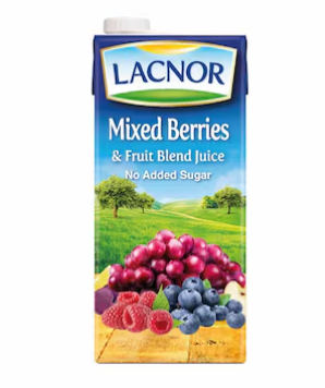Lacnor No Sugar Added Mix Berry Juice, 1L