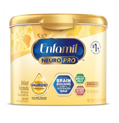 NeuroPro Baby Formula, Infant Formula Nutrition, Triple Prebiotic Immune Blend, 2'FL HMO, & Expert-Recommended Omega-3 DHA, Perfect Choice for Baby Milk, Non-GMO, Powder Tub, 20.7 Oz