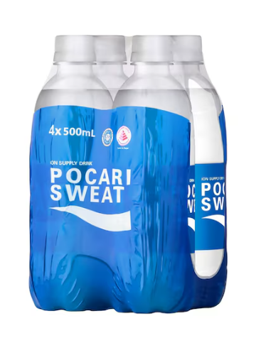 Pocari Sweat Ion Supply Drink 500ml Pack of 4