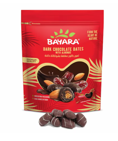 Bayara Dark Chocolate Almond Dates 250g