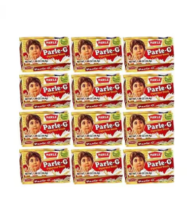 Parle-G Original Gluco Biscuits 56.4g Pack of 12