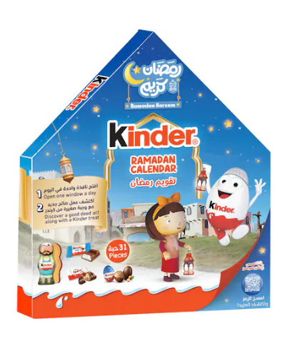 Kinder Ramadan Calendar Mix Chocolate Bars 218g