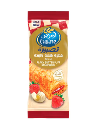 l'usine Flaky Butter Puff Strawberry 80g
